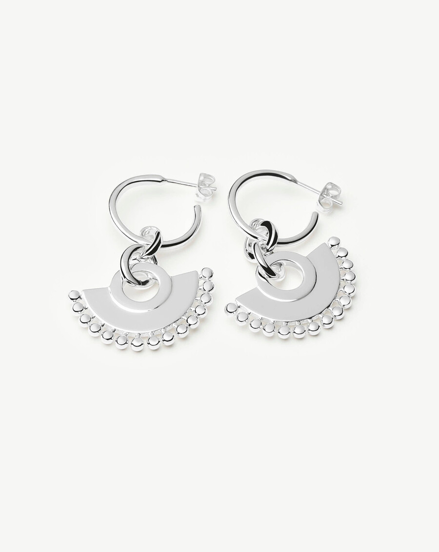 boucles doreilles créoles zenyu fan chandelier