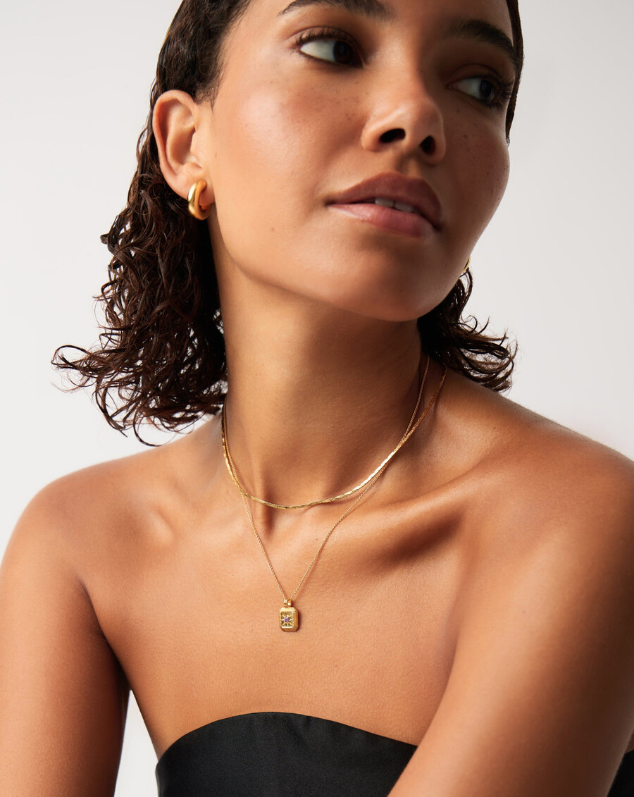 collier pendentif pierre de naissance de février