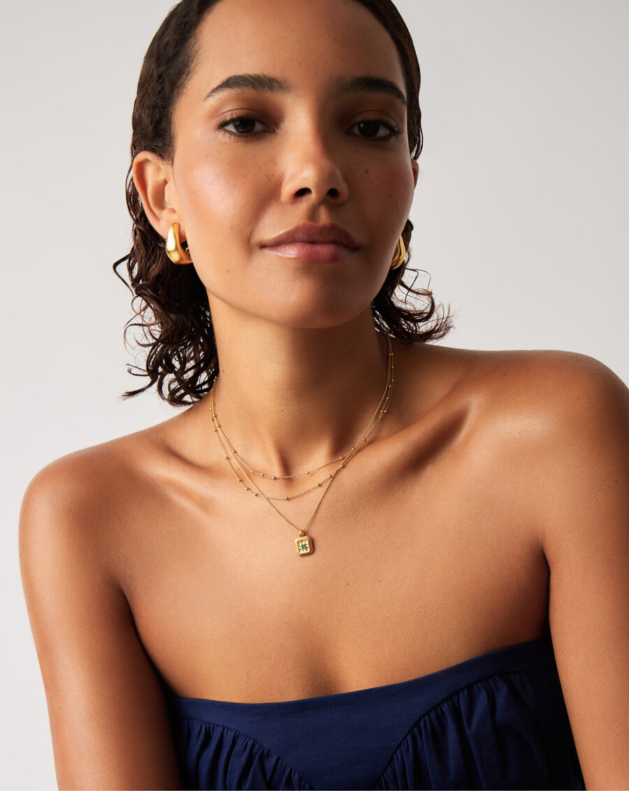 collier pendentif pierre de naissance de mai
