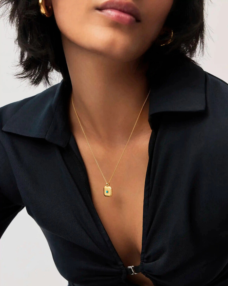 collier pendentif pierre de naissance de décembre