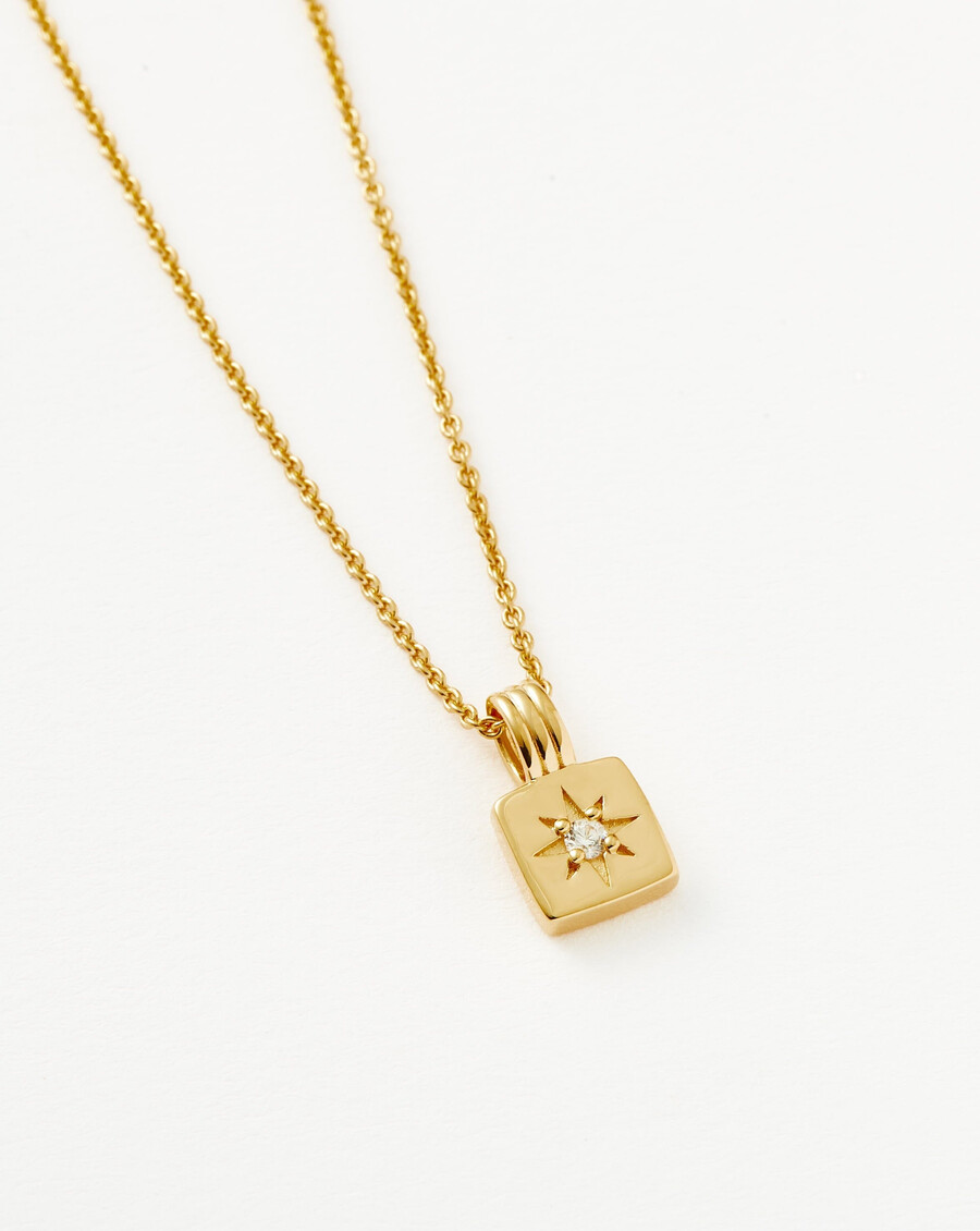 collier pendentif mini star ridge en or