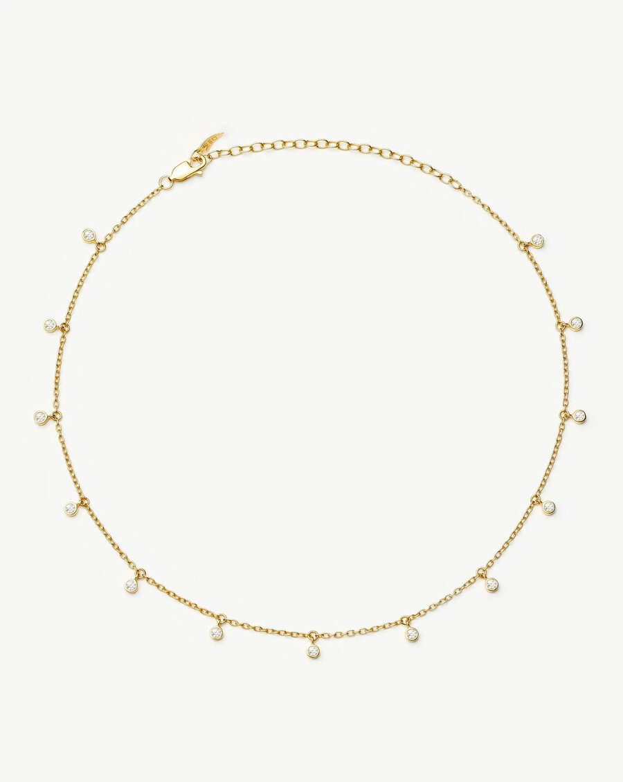 collier ras du cou en or interstellar drop