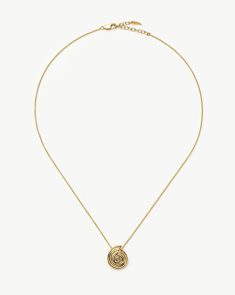 collier pendentif mini spirale