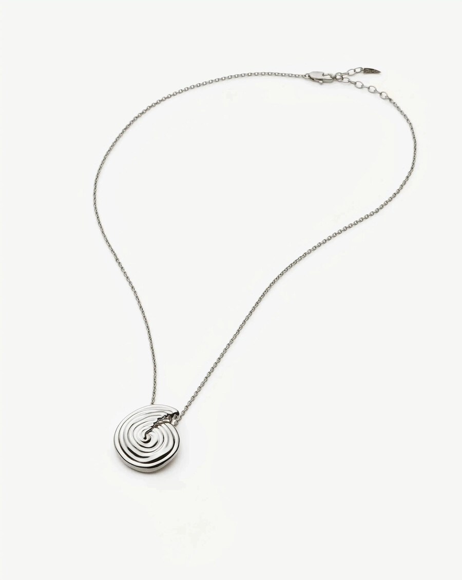 collier pendentif spirale large