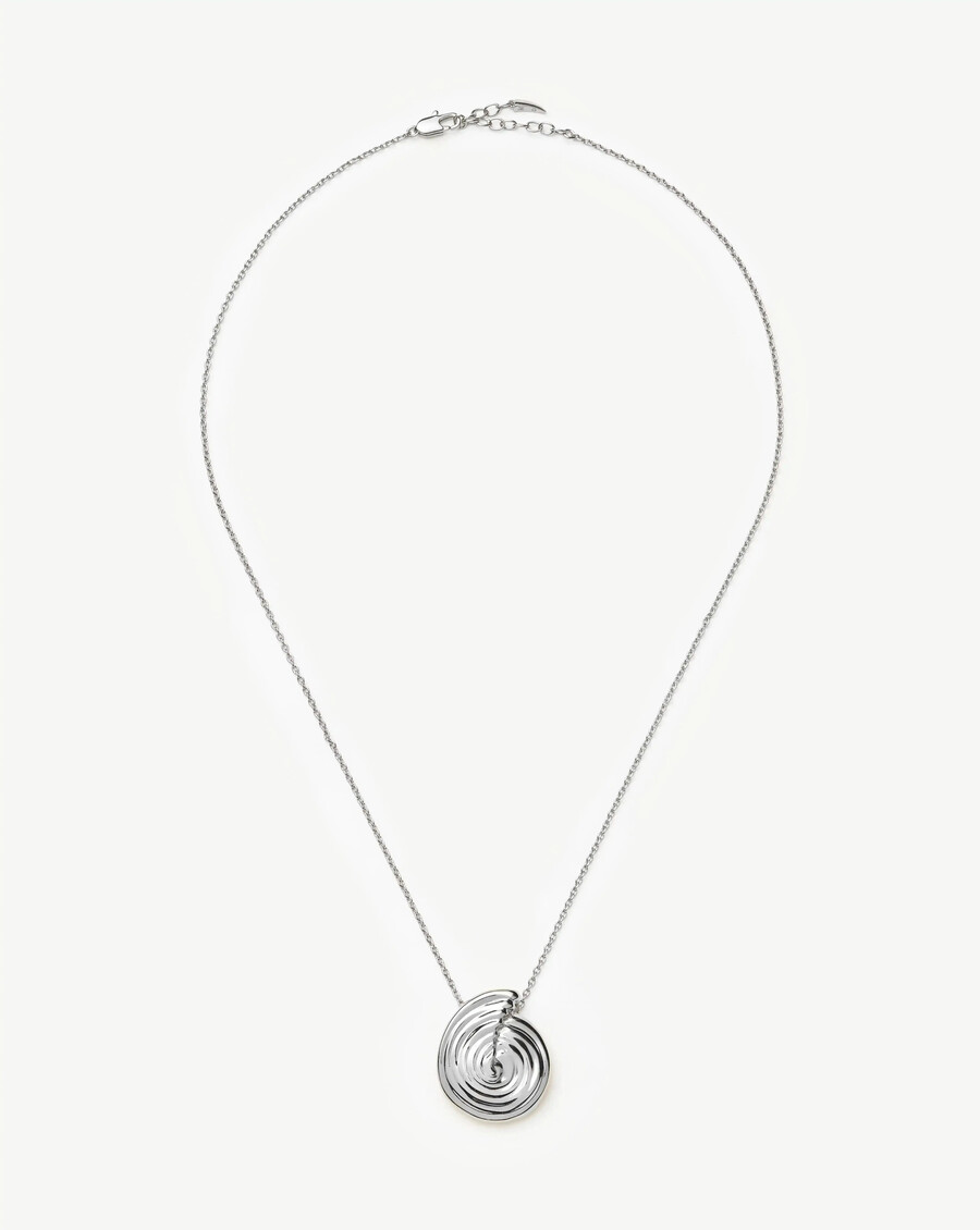 collier pendentif spirale large