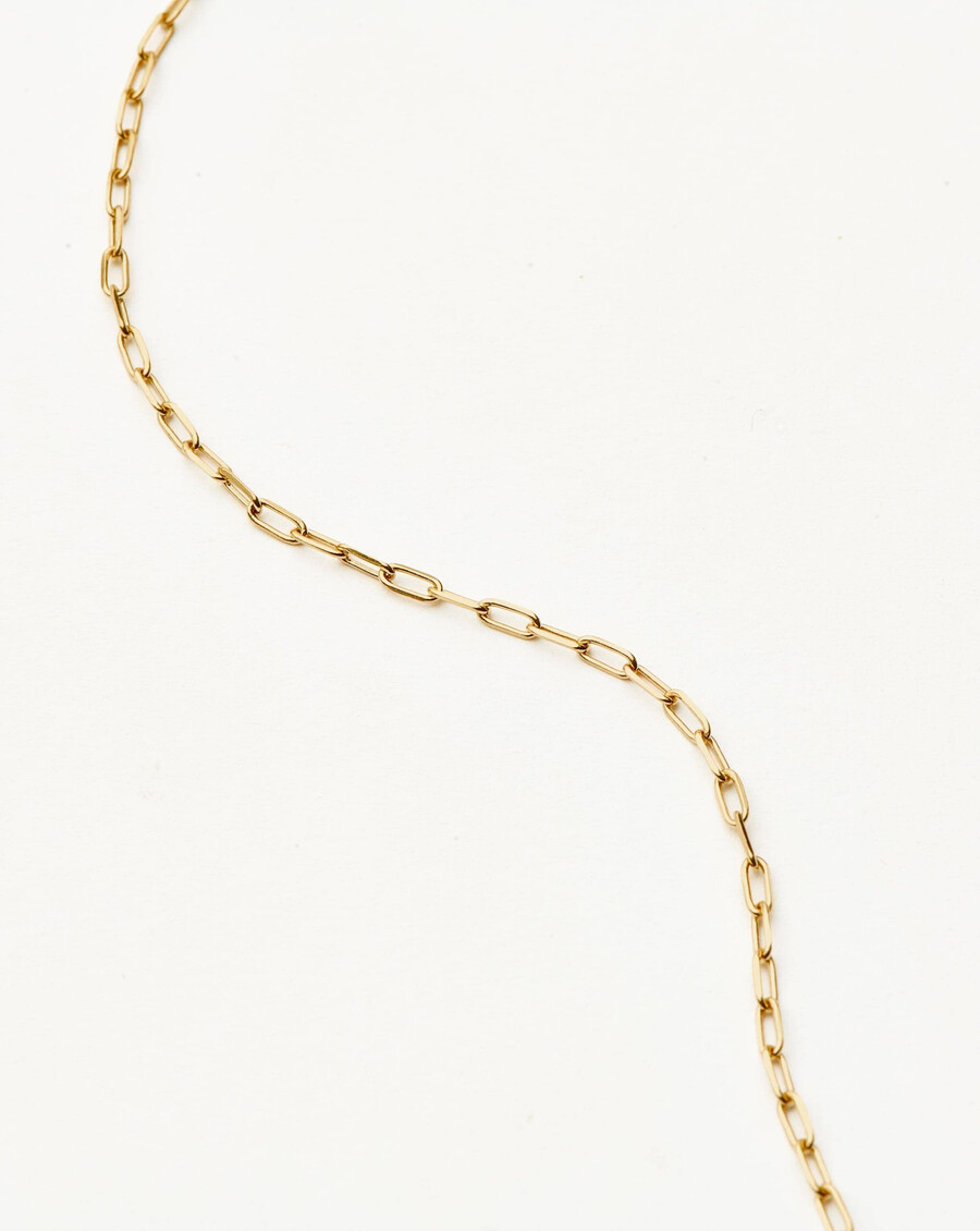 collier classique fin à chaîne trombone