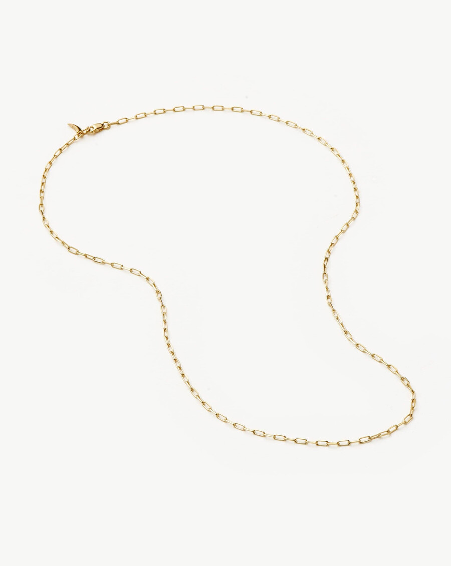 collier classique fin à chaîne trombone