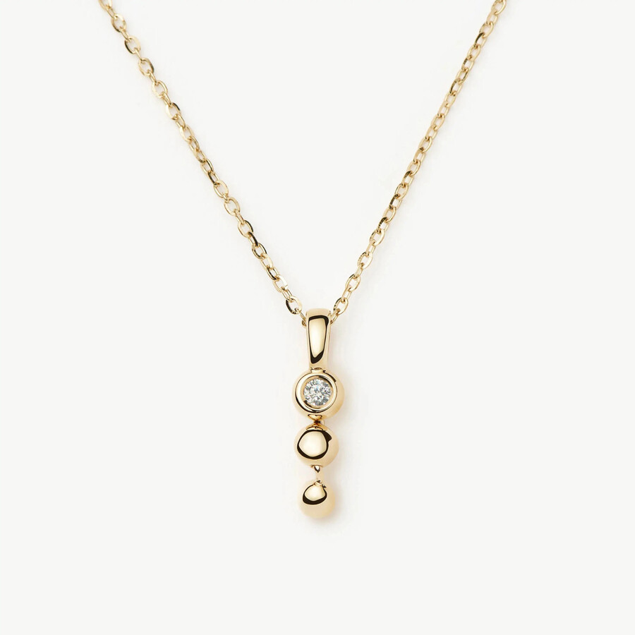 collier trio de diamants fins