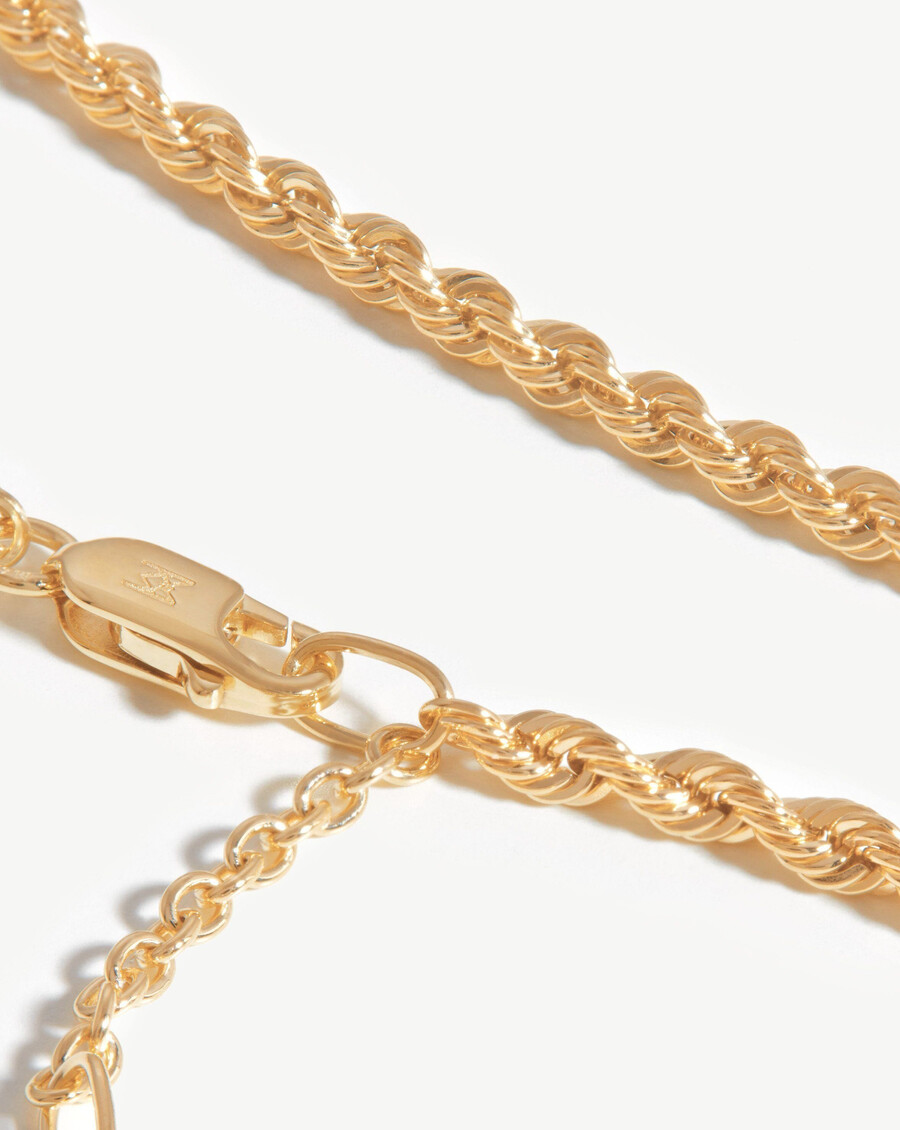 collier classique en chaîne corde fine