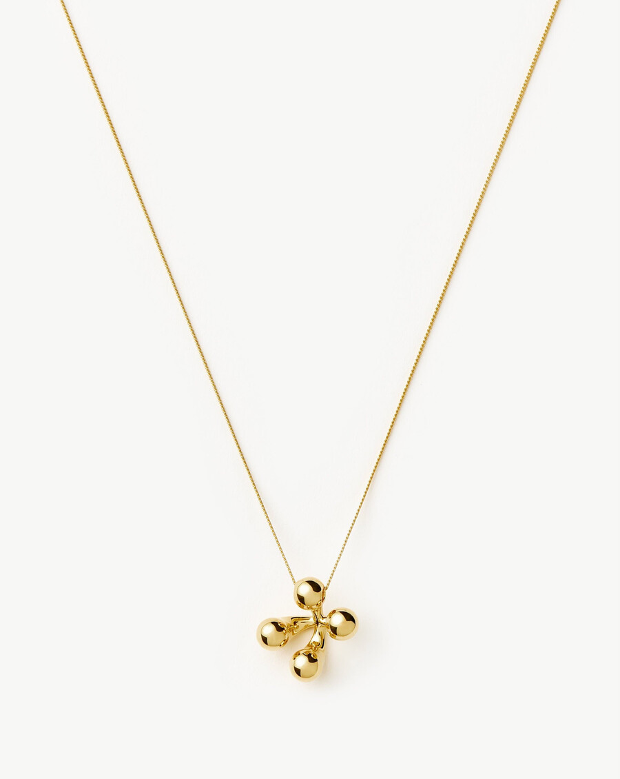 collier pendentif atom large