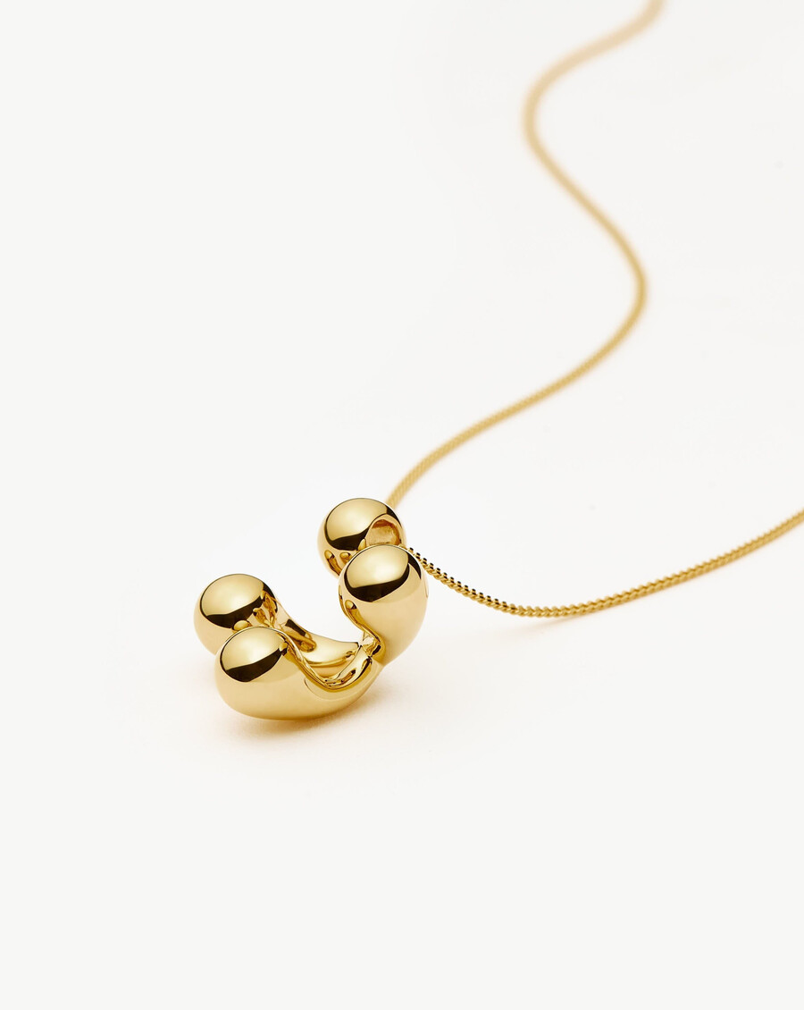 collier pendentif atom large