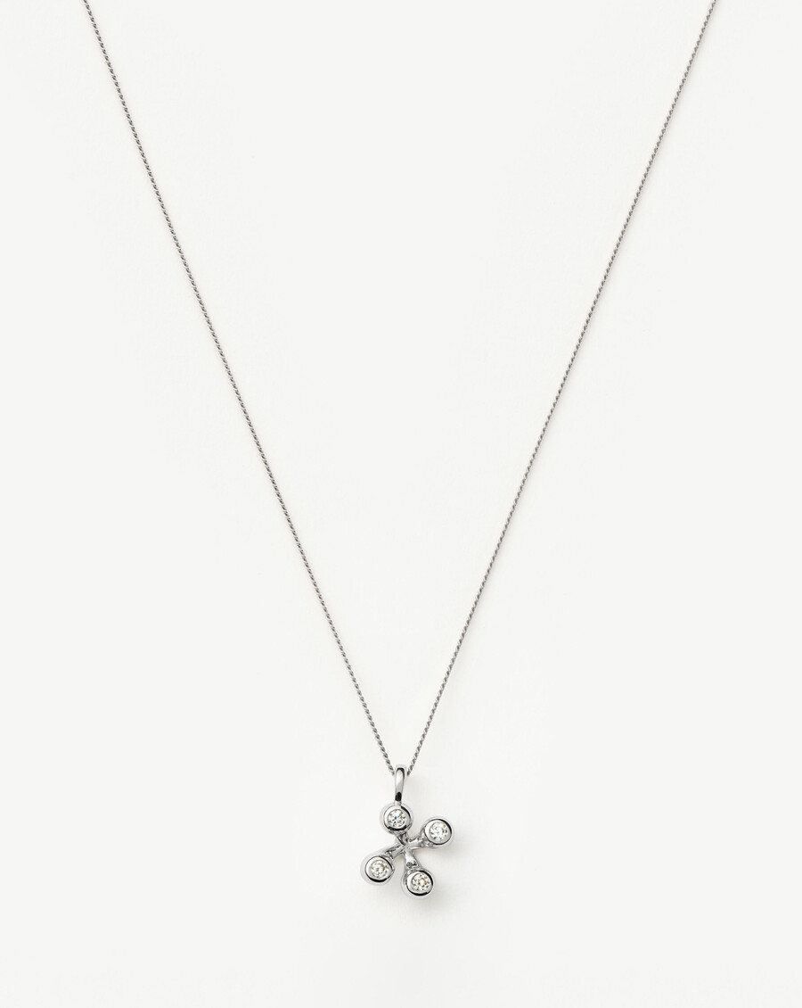 collier pendentif atome