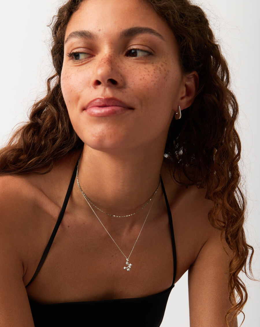 collier pendentif atome