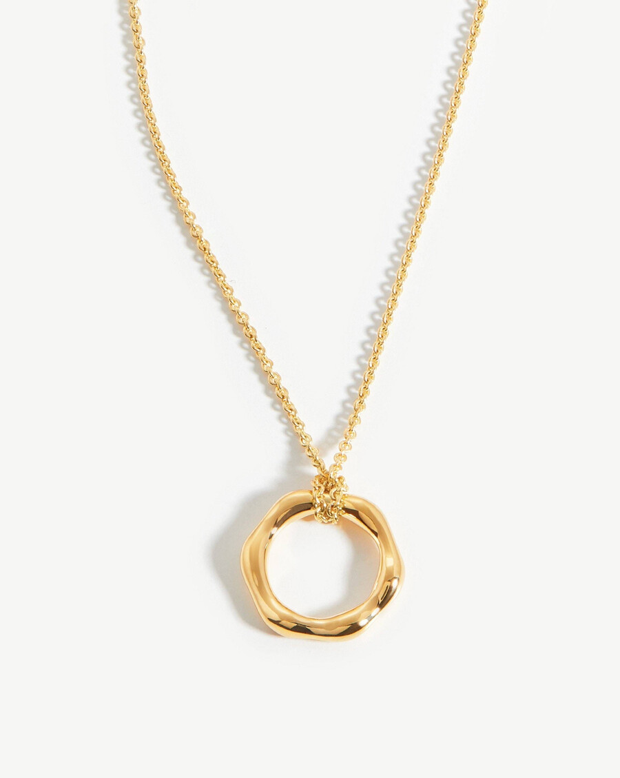 collier pendentif mini en or fondu