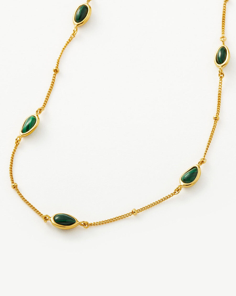 collier ras du cou avec pendentif en pierre précieuse magma