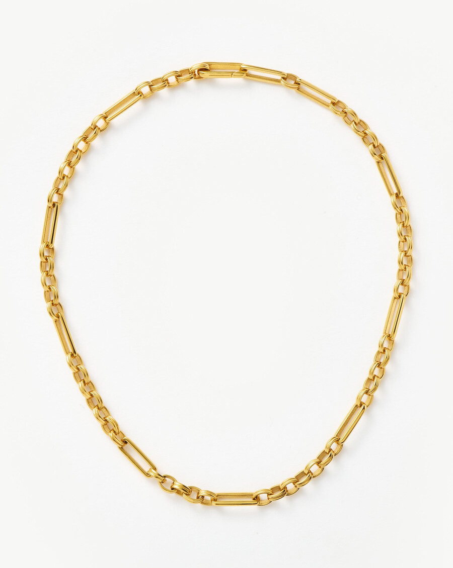 collier axiom chain - plaqué or 18 carats