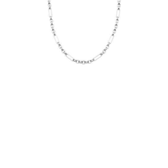 collier axiom chain - plaqué argent