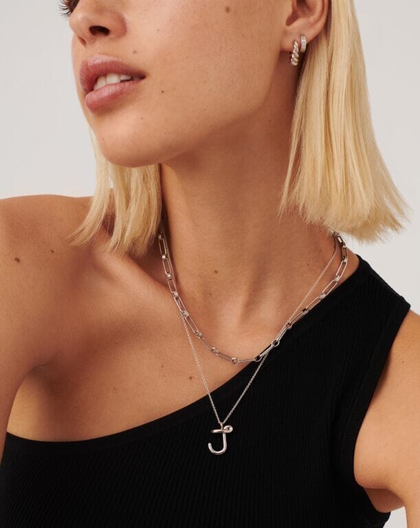 collier aegis chain - plaqué argent