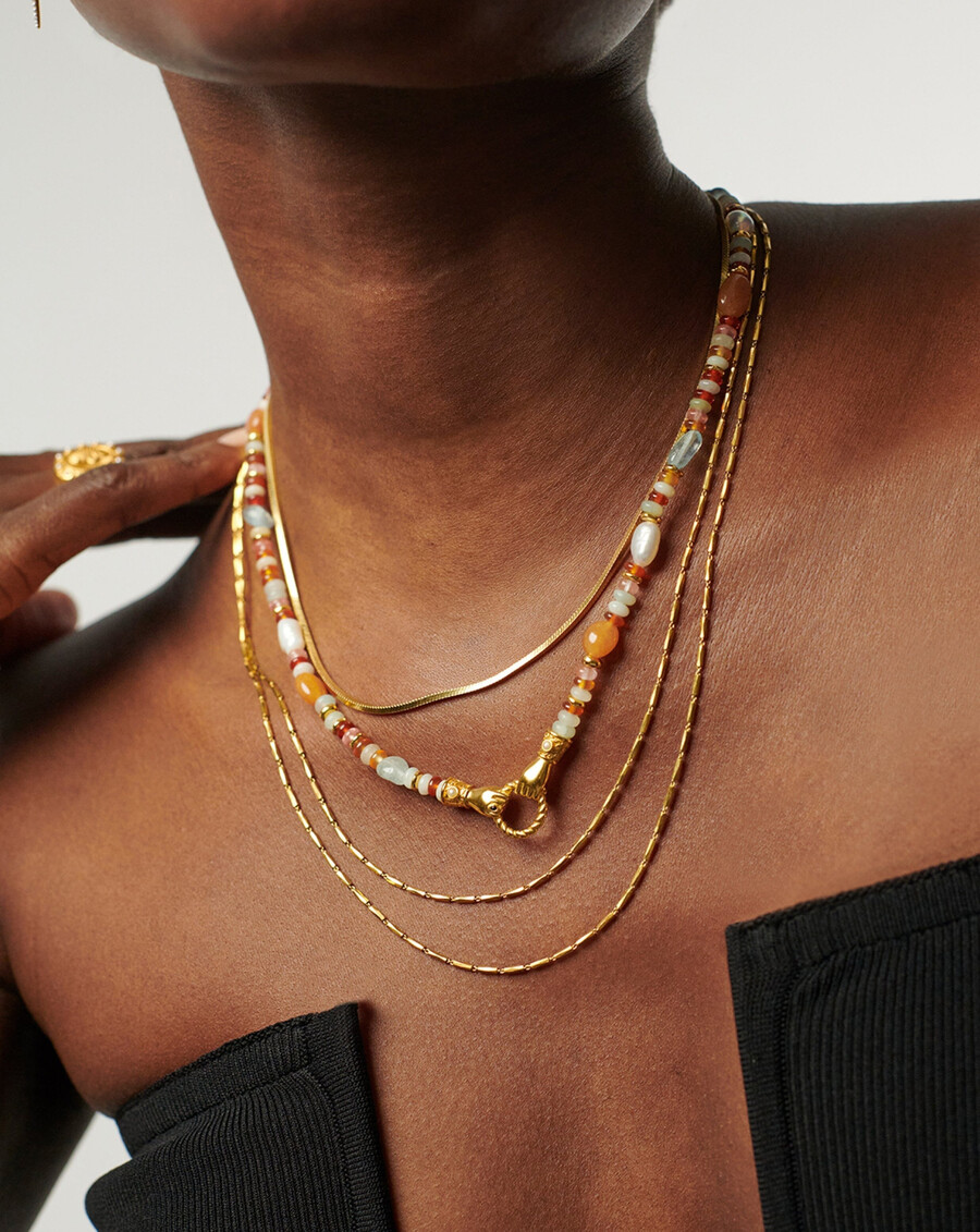 collier harris reed in good hands en or et perles et pierres précieuses