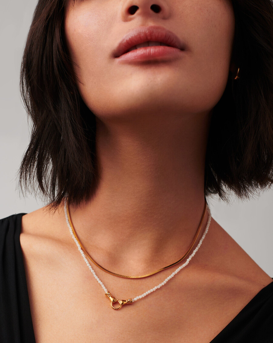 collier harris reed in good hands mini perles et pierres précieuses