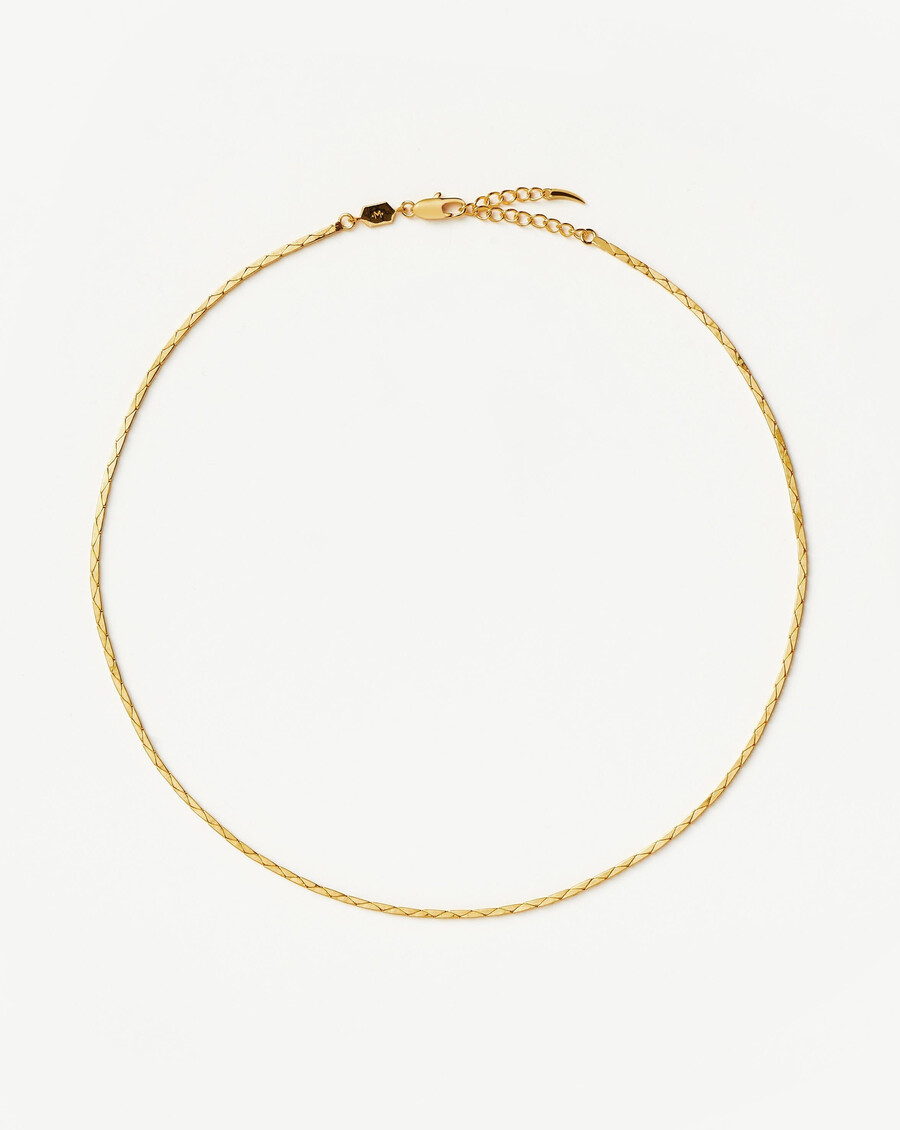 collier ras-de-cou lucy williams cobra snake chain