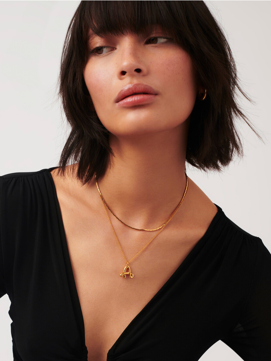 collier ras-de-cou lucy williams cobra snake chain