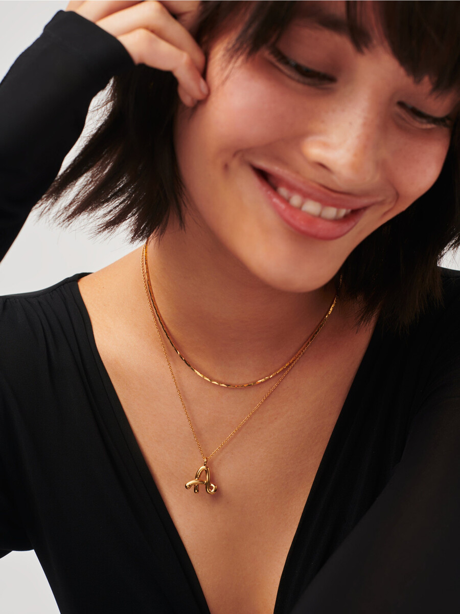 collier ras-de-cou lucy williams cobra snake chain