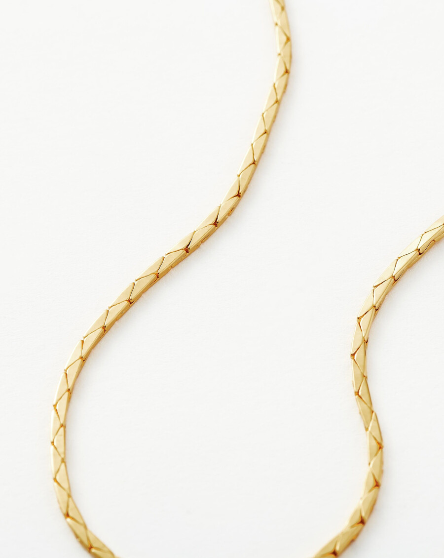 collier ras-de-cou lucy williams cobra snake chain