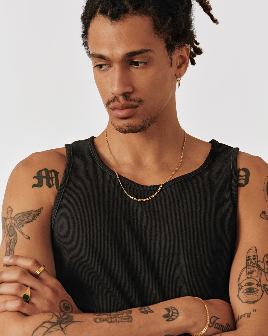 collier à maillons gourmette filia pour homme