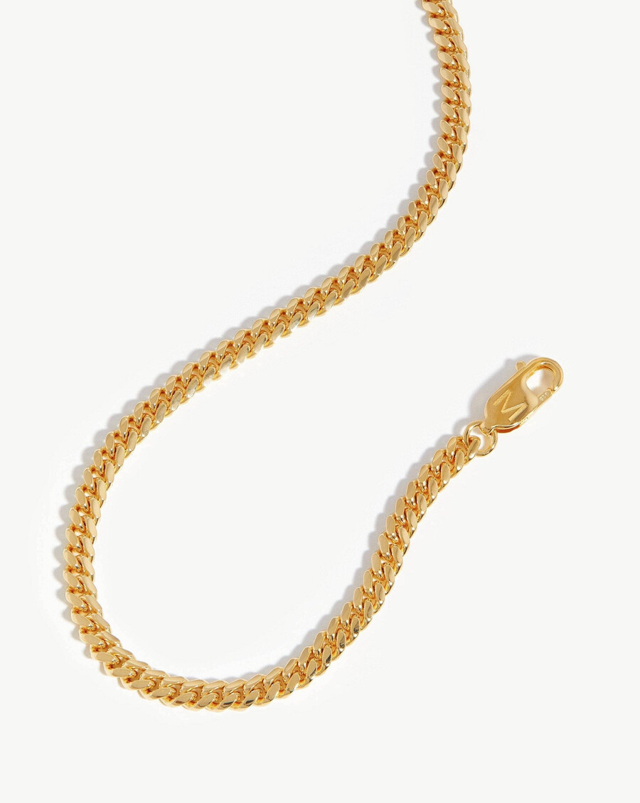collier à maillons ronds pour homme