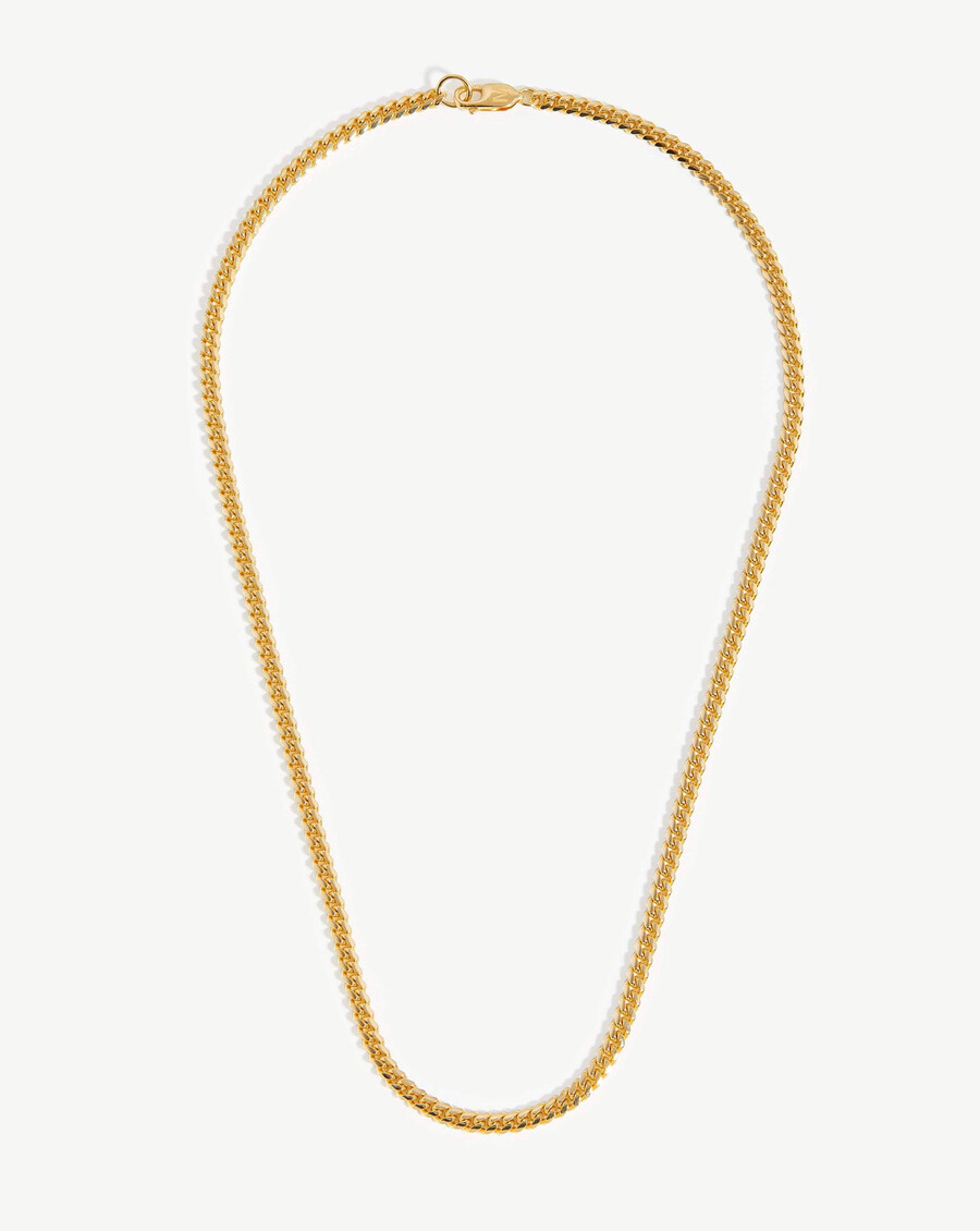 collier à maillons ronds pour homme