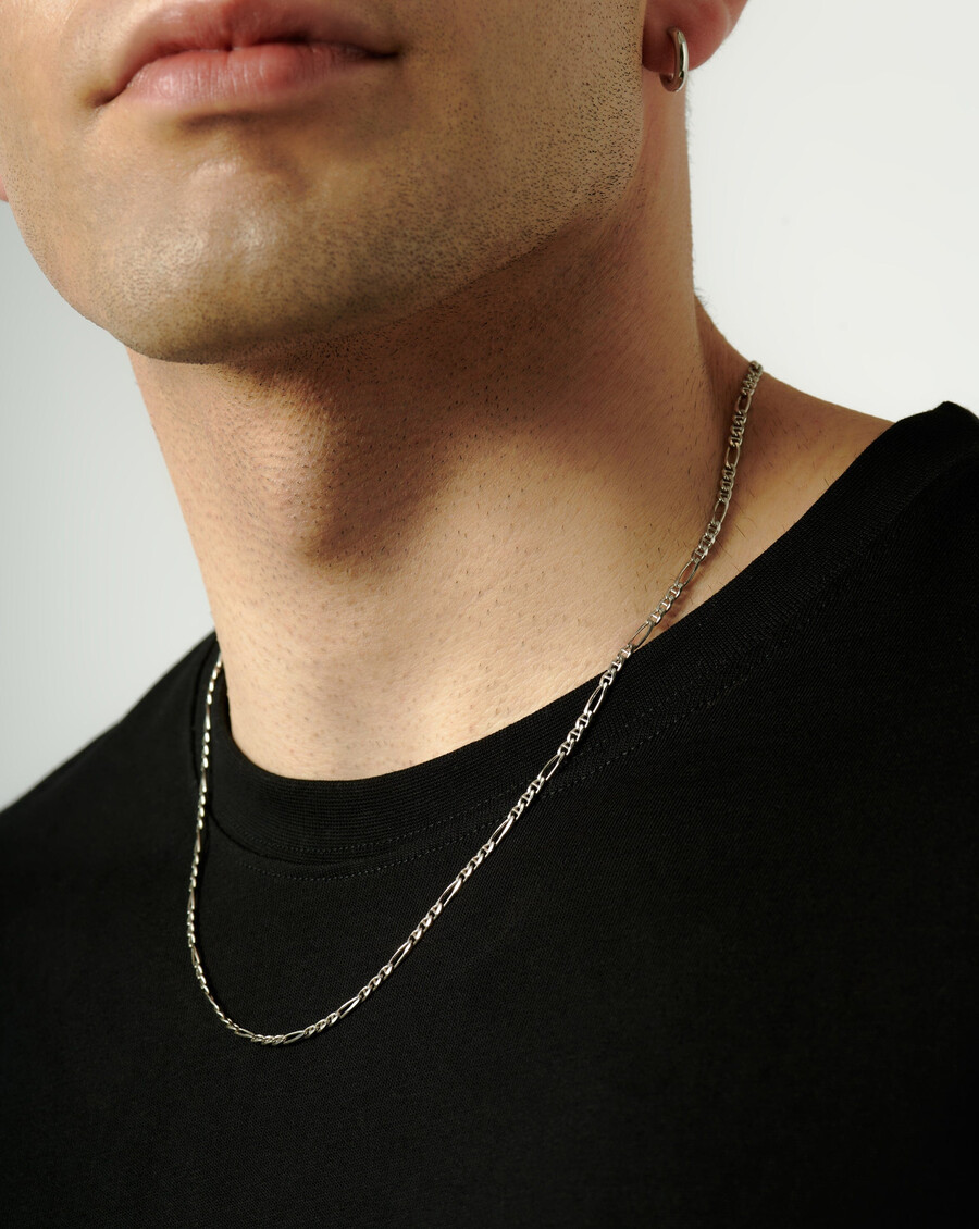 collier à maillons gourmette filia pour homme