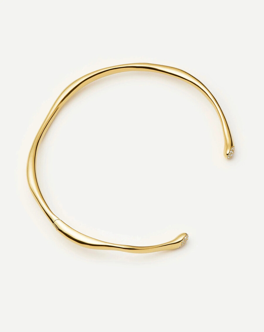 collier pendentif molten snow torque - or