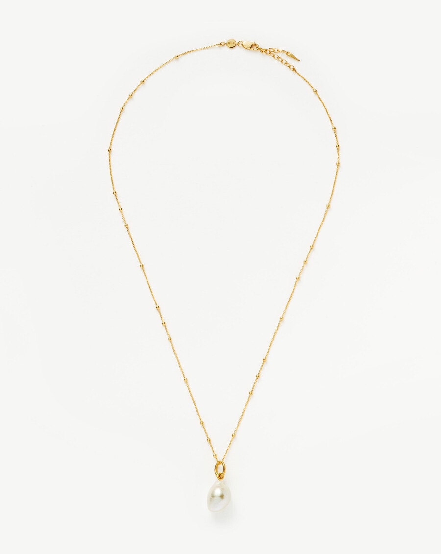 collier à chaîne de perles baroques