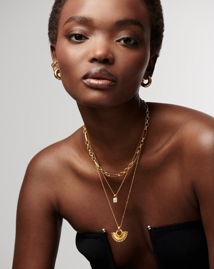 collier carré en nacre lucy williams