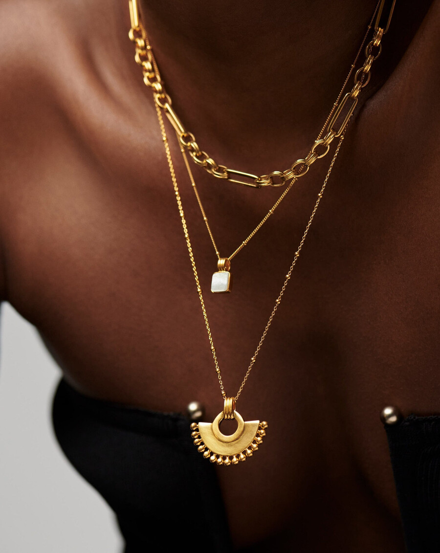 collier carré en nacre lucy williams