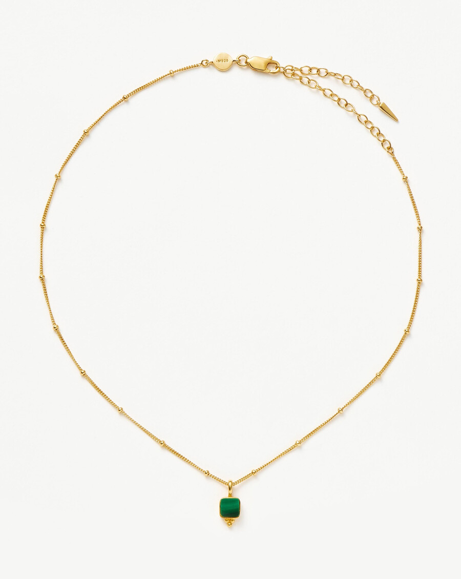collier en malachite lucy williams