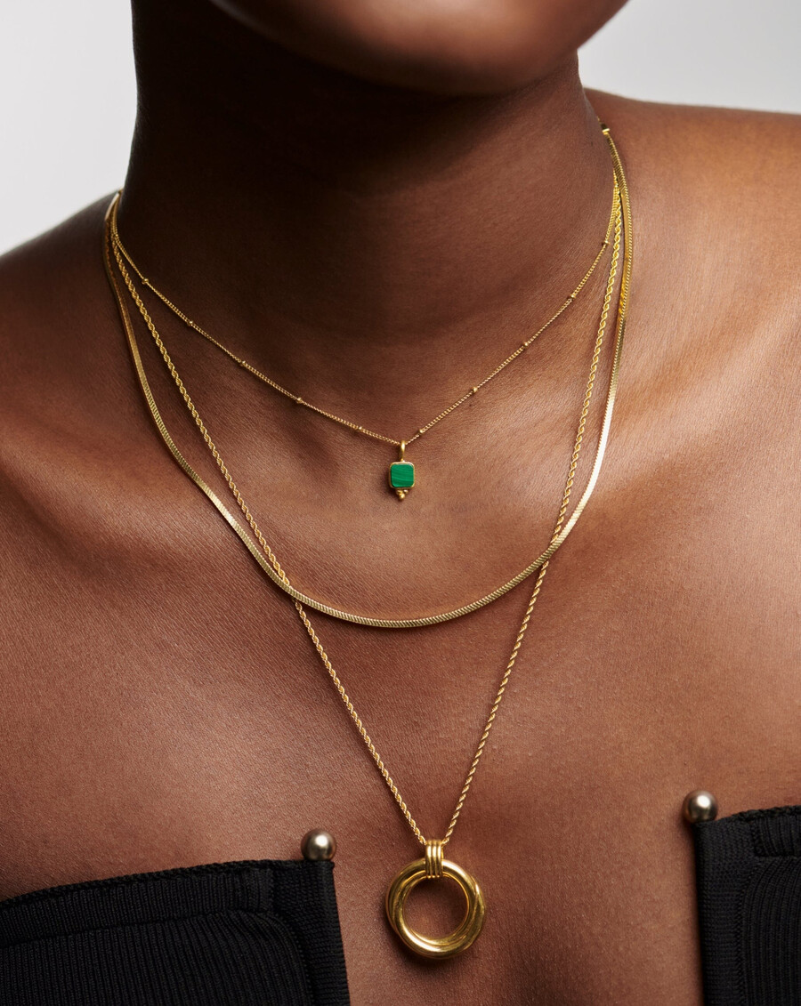 collier en malachite lucy williams