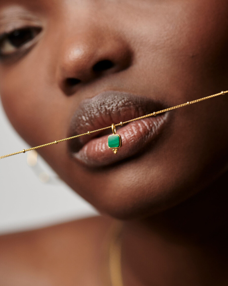collier en malachite lucy williams