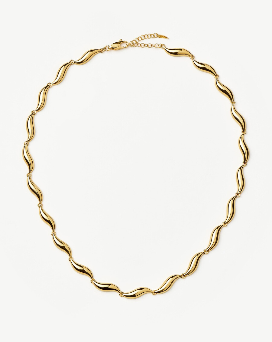 collier à maillons savi signature - or