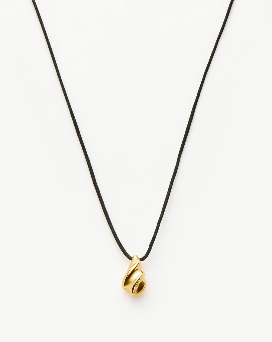collier pendentif gouttelette savi ridge - or