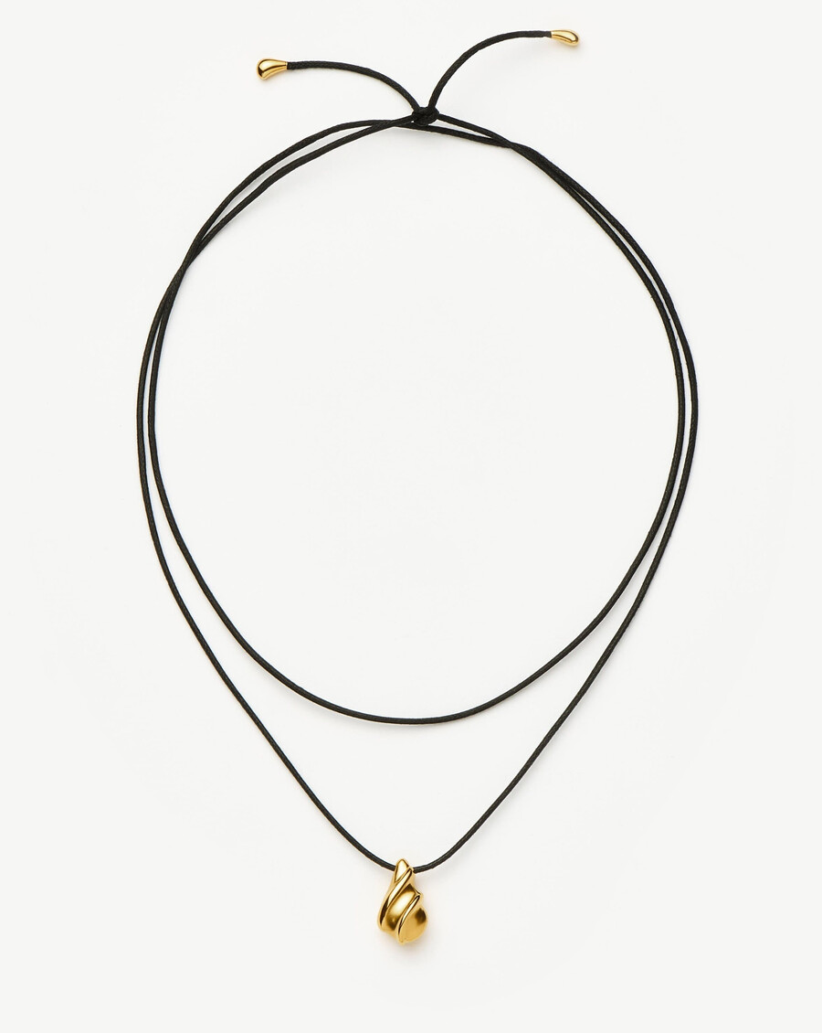 collier pendentif gouttelette savi ridge - or
