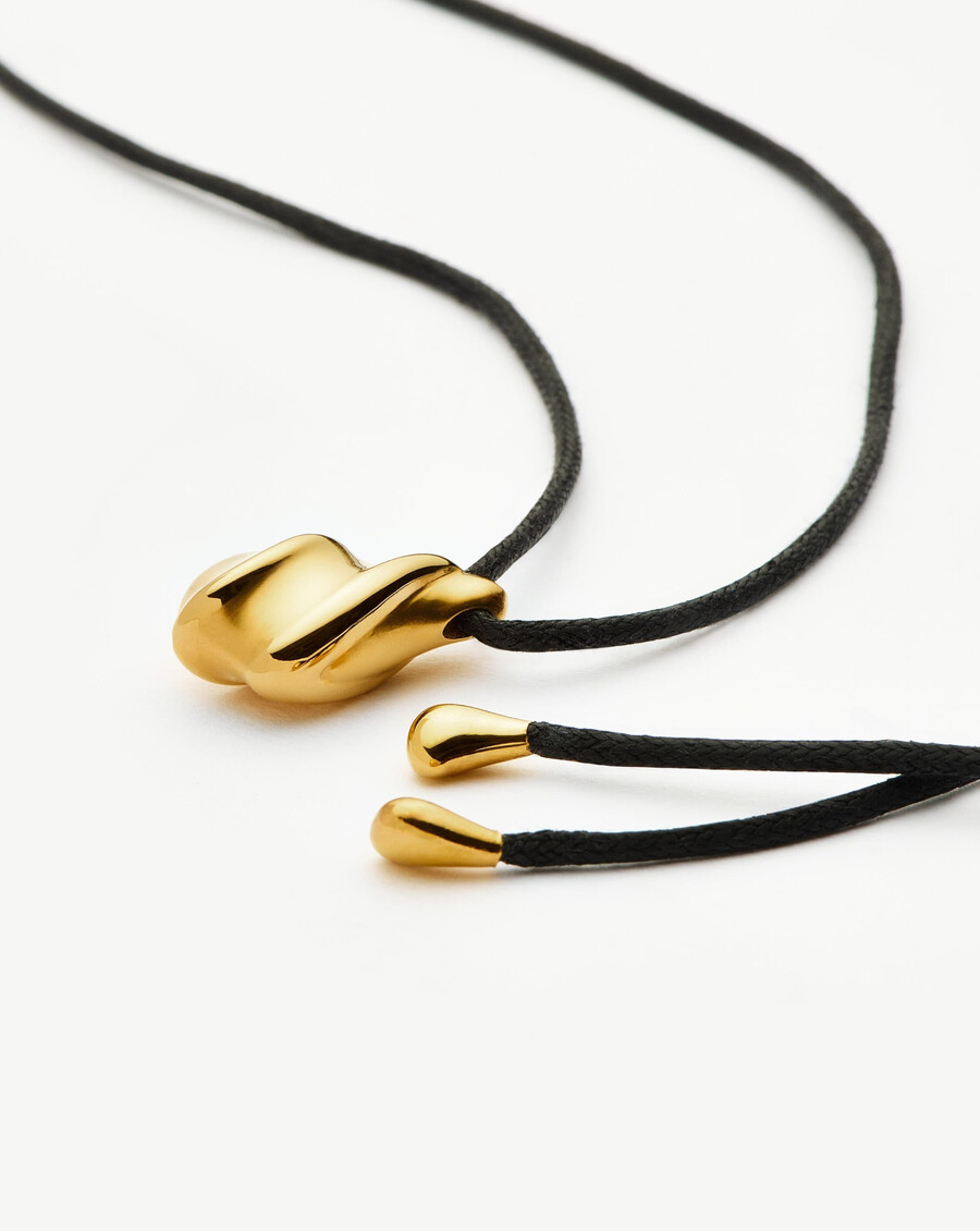 collier pendentif gouttelette savi ridge - or