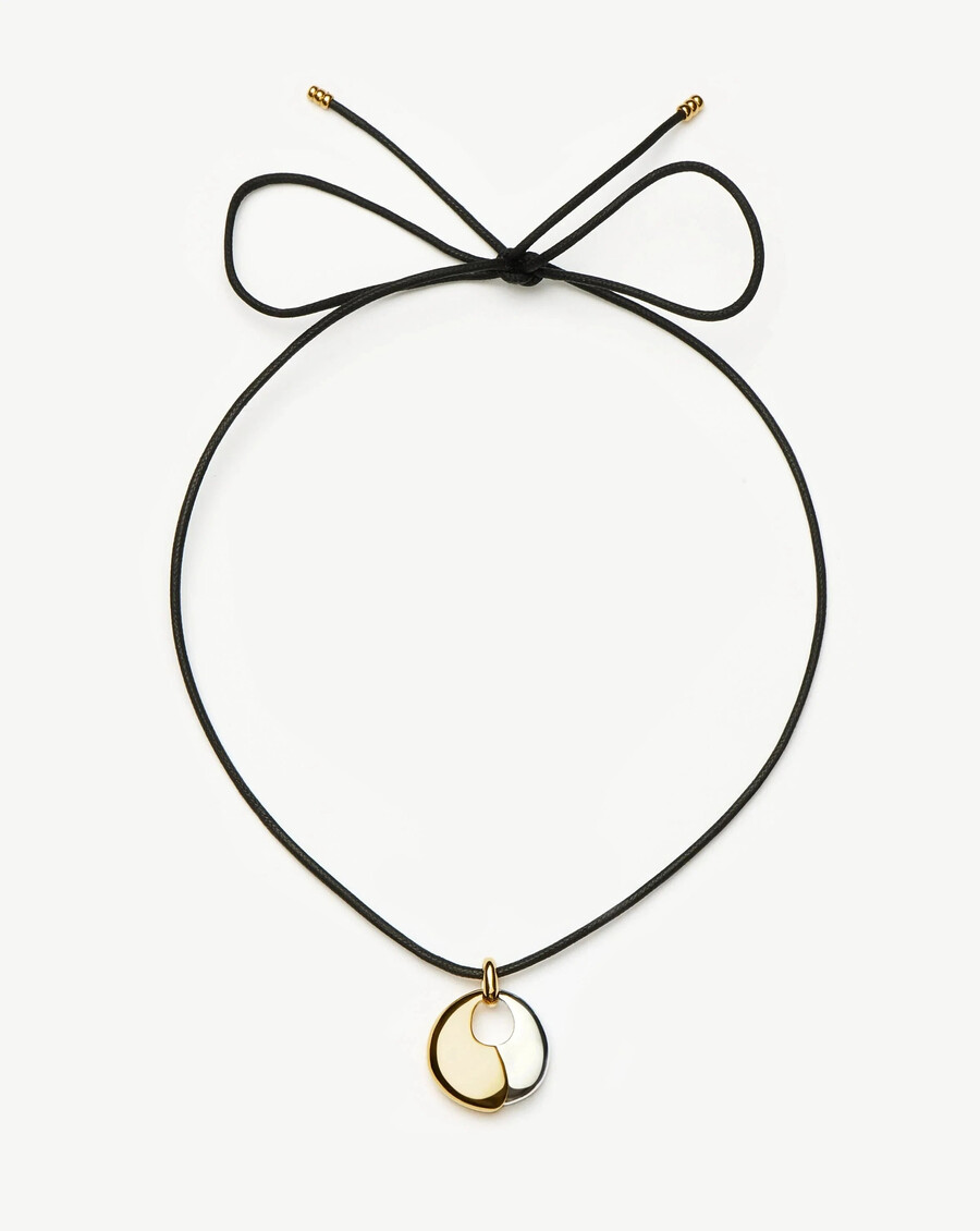 ensemble collier et pendentif galet sculptural