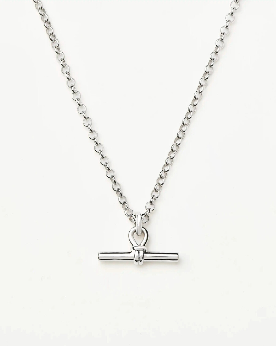collier à grosse chaîne en t