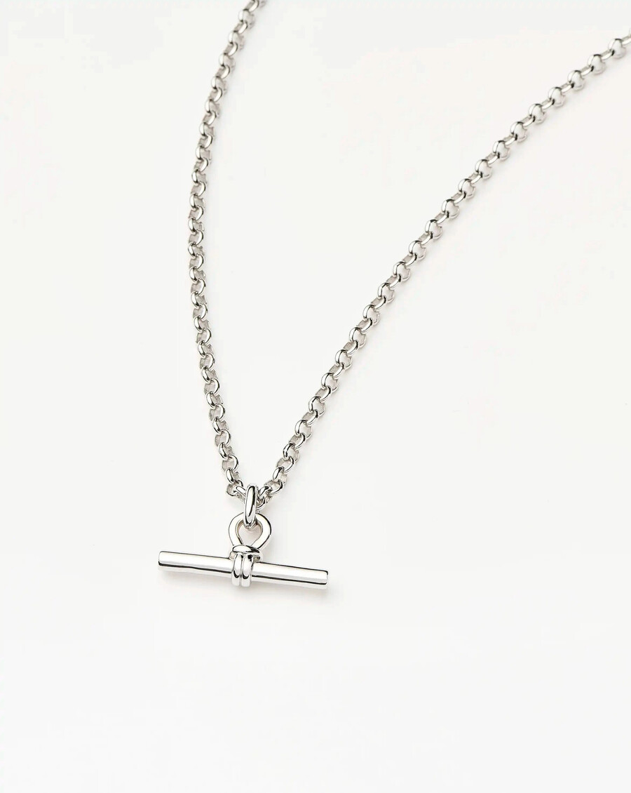 collier à grosse chaîne en t