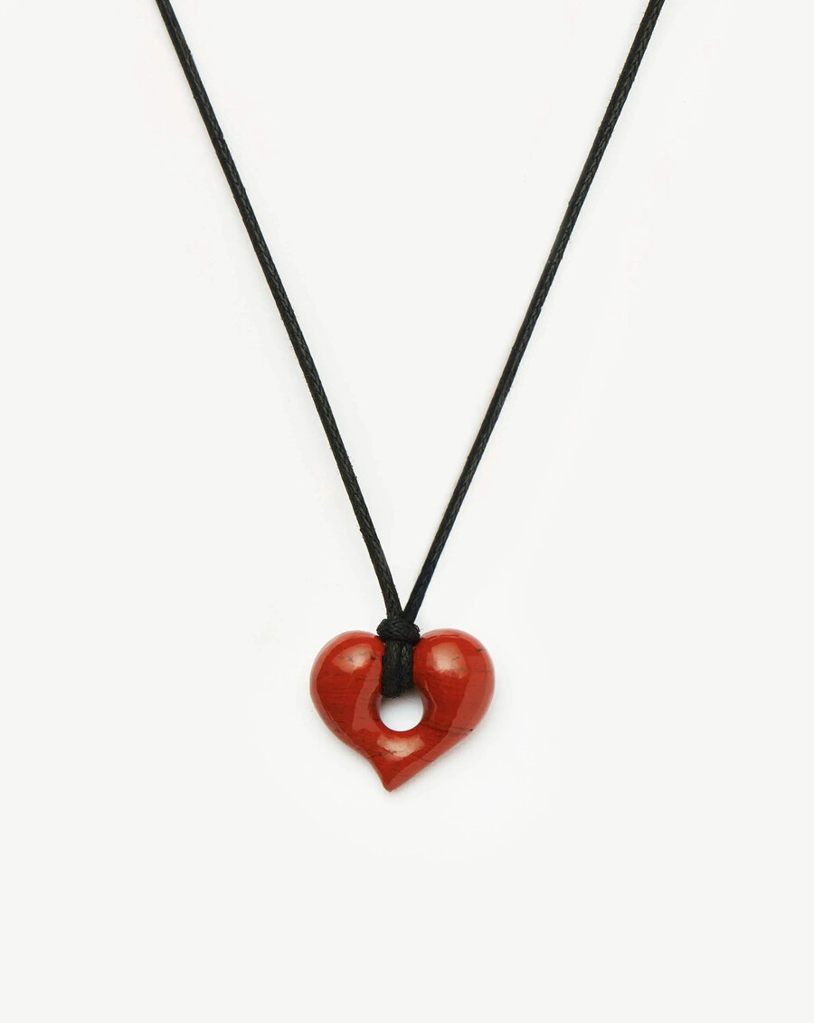 collier pendentif cœur fondu