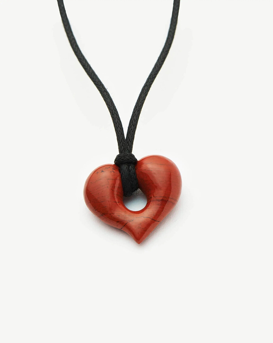 collier pendentif cœur fondu