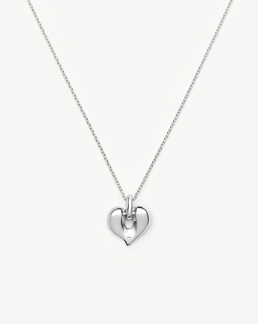 collier pendentif cœur fondu
