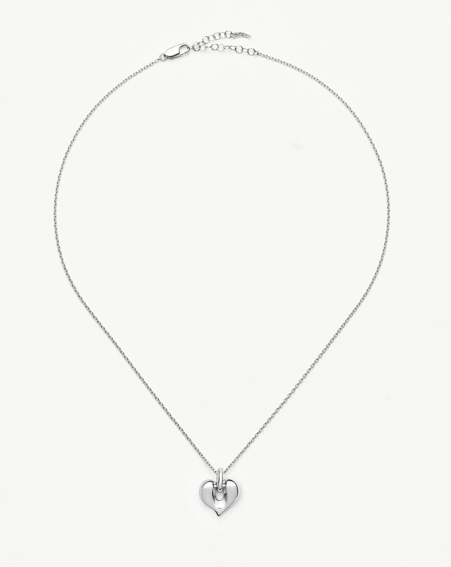 collier pendentif cœur fondu